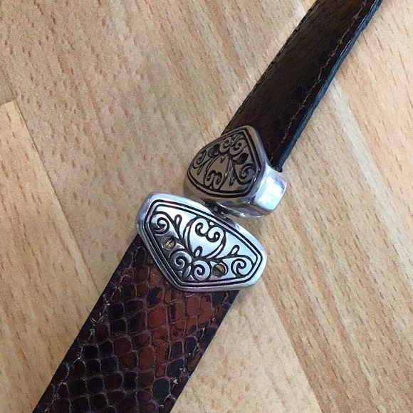 Brighton 34” reversible black & brown leather belt. - Picture 5 of 9